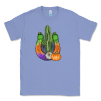 Colony Blue horseshoe halloween cactus Classic Tee - AdoDesignShop