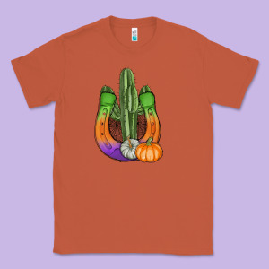 Horseshoe Halloween Cactus Classic Tee Designed By Adodesignshop