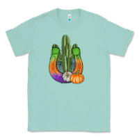 Seafoam horseshoe halloween cactus Classic Tee - AdoDesignShop