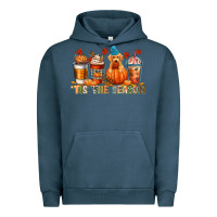 Pigment Midnight Navy tis the season Urban Hoodie - CowGirlArtShop
