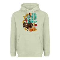 Matcha I Was Thinner Before Dinner Turkey Thanksgiving Heavyweight Hoodie - LillyAllenDesigns