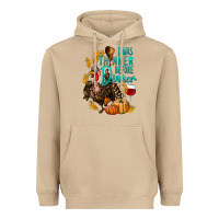Mushroom I Was Thinner Before Dinner Turkey Thanksgiving Heavyweight Hoodie - LillyAllenDesigns