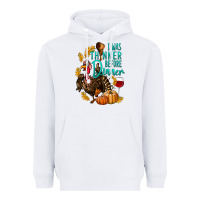 White I Was Thinner Before Dinner Turkey Thanksgiving Heavyweight Hoodie - LillyAllenDesigns