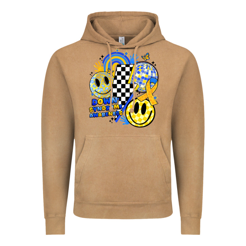 Retro Down Syndrome Awareness Vintage Hoodie by JahusDesignShop | Teevron