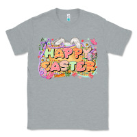 Heather Grey Happy Easter Classic Tee - LillyAllenDesigns