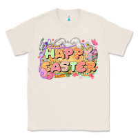 Natural Happy Easter Classic Tee - LillyAllenDesigns