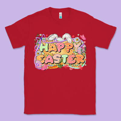 Happy Easter Classic Tee Designed By Lillyallendesigns