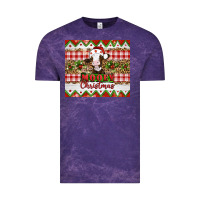 Cloud Purple Moooey christmas Vintage Tee - Artiststas