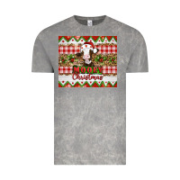 Cloud Rock Moooey christmas Vintage Tee - Artiststas