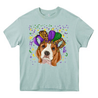 Arona Mardi gras beagle Heavy Core Tee - RanaPortraitStore