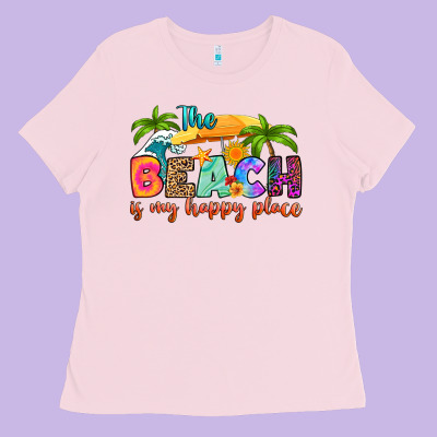 Ladies Tee the beach is my happy place