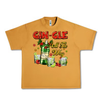 Peanut Butter gin`gle all the way with bottle and cocktails Urban Heavy Tee - AdoDesignShop