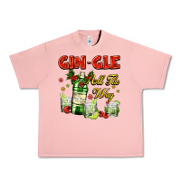 Salmon gin`gle all the way with bottle and cocktails Urban Heavy Tee - AdoDesignShop