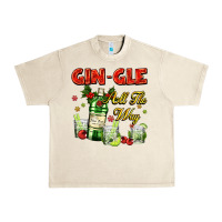 Sandshell gin`gle all the way with bottle and cocktails Urban Heavy Tee - AdoDesignShop