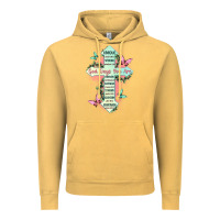 Vintage Mustard god says you are cross Vintage Hoodie - JahusDesignShop