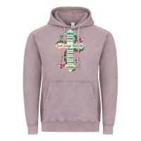 Vintage Zinc god says you are cross Vintage Hoodie - JahusDesignShop