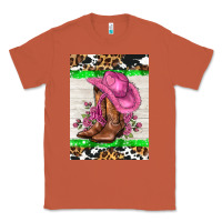 Copper cowgitl hat and roses Classic Tee - AdoDesignShop