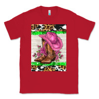Red cowgitl hat and roses Classic Tee - AdoDesignShop