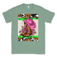 Sage cowgitl hat and roses Classic Tee - AdoDesignShop