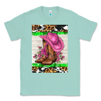 Seafoam cowgitl hat and roses Classic Tee - AdoDesignShop