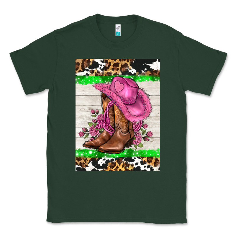 Cowgitl Hat And Roses Classic Tee by AdoDesignShop | Teevron