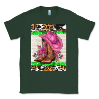 Sports Green cowgitl hat and roses Classic Tee - AdoDesignShop