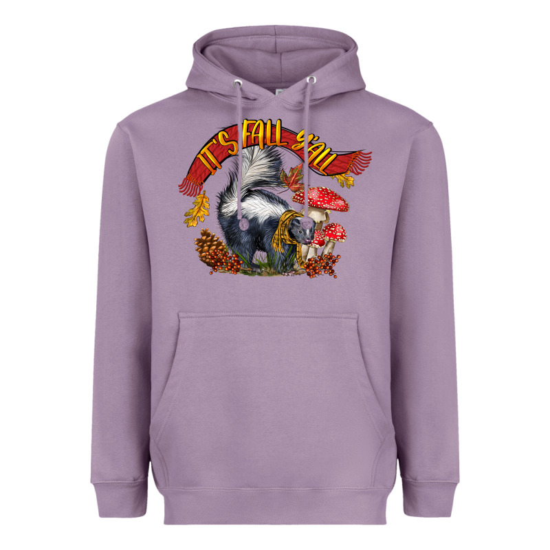 It's Fall Y'all Skunk Heavyweight Hoodie by LillyAllenDesigns | Teevron