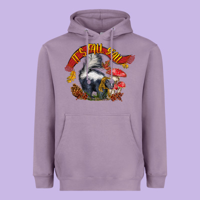 It's Fall Y'all Skunk Heavyweight Hoodie Designed By Lillyallendesigns