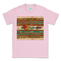 Bubblegum Pink arrow wooden sunflower Classic Tee - Artiststas