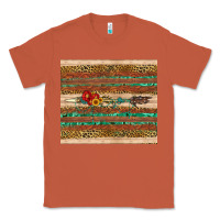 Copper arrow wooden sunflower Classic Tee - Artiststas