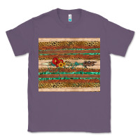 Lavender arrow wooden sunflower Classic Tee - Artiststas