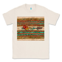 Natural arrow wooden sunflower Classic Tee - Artiststas