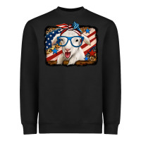 Black 4th of july baby sheep Heavyweight Sweatshirt - Jasminsmagicworld