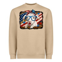 Mushroom 4th of july baby sheep Heavyweight Sweatshirt - Jasminsmagicworld
