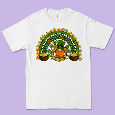 St Patricks Day Rainbow Premium Tee Designed By Ranaportraitstore