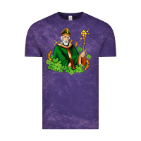 Cloud Purple st patricks and horseshoes with shamrocks Vintage Tee - AdoDesignShop