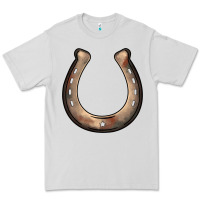 Dove Grey western horseshoe Premium Tee - BarkalooDesign