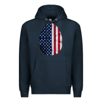 Navy AMERICAN FLAG Premium Hoodie - Bettercallsaul
