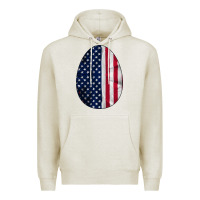 Oatmeal Heather AMERICAN FLAG Premium Hoodie - Bettercallsaul