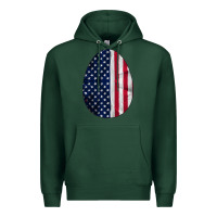 Sports Green AMERICAN FLAG Premium Hoodie - Bettercallsaul