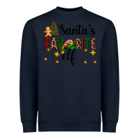 Navy santa's favorite elf Heavyweight Sweatshirt - AdoDesignShop