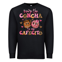 Black you're the concha to my cafecito Premium Sweatshirt - Artiststas
