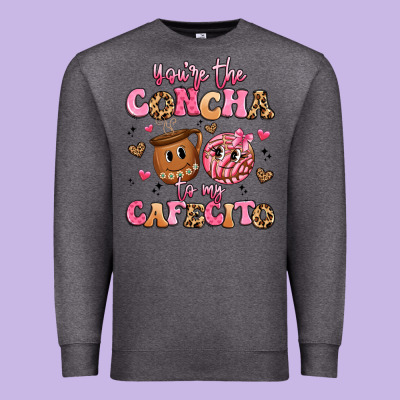 You're The Concha To My Cafecito Premium Sweatshirt Designed By Artiststas