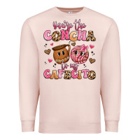 Pale Pink you're the concha to my cafecito Premium Sweatshirt - Artiststas