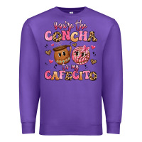 Purple you're the concha to my cafecito Premium Sweatshirt - Artiststas