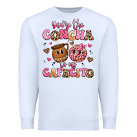 White you're the concha to my cafecito Premium Sweatshirt - Artiststas