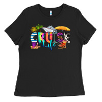 Black cruise life Ladies Tee - RanaPortraitStore