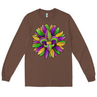 Chestnut mardi gras carnival sunflower Long Sleeve Tee - Jasminsmagicworld