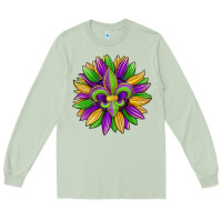 Matcha mardi gras carnival sunflower Long Sleeve Tee - Jasminsmagicworld