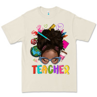 Bone teacher afro messy bun Premium Tee - texasbilliewilder